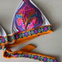 Victoria's Secret Y2k Victoria’s secret bohemian multicolor printed triangle padded bikini top Photo 2