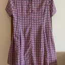 Lush Clothing NWOT Lush from Nordstrom red, blue & cream printed short sleeve shift dress Photo 3