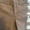 American Eagle Super Hi-Rise Flare Corduroy Buttonfly Pants Size 6 Photo 4