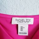 Rachel Zoe  Hot Pink Drape Front Cami with Rhinestone Drip Photo 8