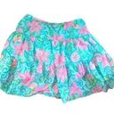 Lilly Pulitzer  White Tag Shopper 3 Tier Skirt in Bliss Blue Lazy Paisley Photo 0