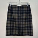 CAbi  Step Out Stretch Plaid Career Midi Pencil Skirt Sz 6 NWT Work Classic Photo 0