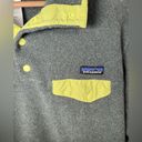 Patagonia  Synchilla Snap Fleece Pullover Sweater Womens Large Two Tone Gray Photo 3