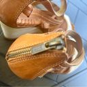 Frye  Corinna Cross stitch 4" platform wedge heels, ladies size 10M Photo 5