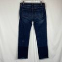 CAbi  Low Rise Factory Distressed Slim Boyfriend Boho Jeans NWOT Photo 4