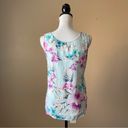 Tommy Bahama  | Tropical Floral Linen Tank Top Sz XS Photo 4