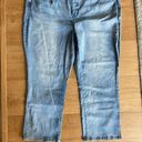 NYDJ  24W Lift x Tuck Marilyn Straight Light Wash Crop Jeans Photo 4