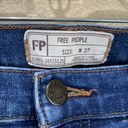 Free People  Great Heights Frayed Skinny Jean Size 27 Revolve Stretch Denim Photo 5