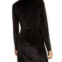 Trixxi  Black Rainbow Glitter Sparkly Pinstripe Velvet Long Sleeve Mini Dress, L Photo 8