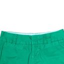 Old Navy  Women's Solid Green Pencil Mini Skirt Slit Back 100% Cotton Size 0 Photo 1