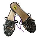 Coconuts by Matisse NEW  Luau  Snakeskin Cutout Heeled Sandal Slide Photo 2