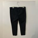 Old Navy  Pixie Ankle Black Grid Pants, Size 12 Photo 1