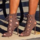 Shoedazzle Analy Cutout Heeled Sandal Photo 1