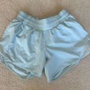 Lululemon Hotty Hot Shorts 4” Light Blue! Photo 0