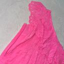 Farm Rio NWT  Pink One Shoulder Eyelet Mini Dress in a size Small Photo 7