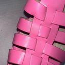 BP Hot Pink Platform Chunky Strap Gladiator High Heels Photo 10