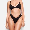 SKIMS New  Fits Everybody Triangle Bralette Size Small Onyx Photo 0