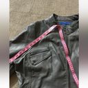 Apt. 9  Women’s Full Zip Faux Leather Moto Gray Jacket Sz 2XL Photo 6