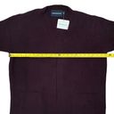 Calvin Klein Jeans  Burgundy Cardigan Sweater NEW Size Large Photo 2