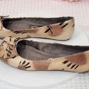 DKNY  Bianca Snake Embossed Buckle Ribbon Round Toes Flats Size 7.5 Photo 1