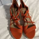 Eileen Fisher NWOT Eileen Fischer Wanda Strappy Leather Wedge Sandal Photo 4