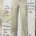 S.O.N.G 90’s Boyfriend Cargo Jeans in Denim Khaki Color Size 13/31 Photo 2