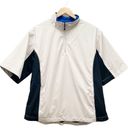 FootJoy NWT  Short Sleeve Golf Rain Shirt Beige Black Blue Womens Size Medium NEW Photo 11