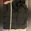 Good American NWT  Black Puffer Jacket Removable Hood Size 2XL Photo 5