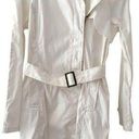 United Colors Of Benetton  Cream Trench Coat Cotton Size Medium EU 44 Midi Photo 0