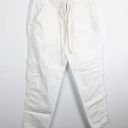 Lou & grey NWOT  White Neutral Tampered Cotton Drawstring Pants Size 4 Coastal Photo 1