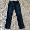 White House | Black Market  The Slim Dark Wash Jeans Size 0 Photo 4