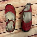 Jbu  Red Deep Sea Encore Mary Jane Shoes, Size 7M Photo 0