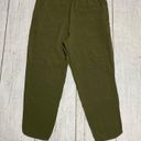 Madewell Track Trousers Pull On Joggers in Olive Green Size Medium Photo 6