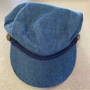 Pacific&Co The Hatter . Chambray Captain Old Money Minimalist Nautical Boating Cap Photo 0