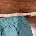 Woman Within  Shorts 14 W Elastic Waist Teal Pocket Mom Shorts Photo 7