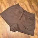 Nike Brand New  Sports Wear Phoenix Fleece High Waisted Loose Shorts 1X Brown NWT Photo 7