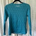 Hang Ten  Women's Geometric Long Sleeve Sun Protection UPF 50+ Rash Guard Shirt S Photo 3