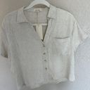 Love Notes Linen Button Down Size M Photo 0