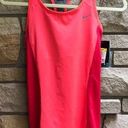 Nike  Drifit Long Tank Top Training athletic Small Neon Orange Pink NWT Photo 0