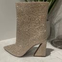 Gianni Bini New!  Zeller Sparkle Block Heel Booties Boots Sz 7.5 Photo 5