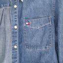 Tommy Hilfiger Vintage  Denim Button Shirt Photo 3