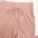 Anthropologie  X Daily Practice High Rise Ribbed Joggers: Blush Pink Photo 5