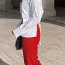 ZARA NWT  Studio Red Low waist Limited edition red trousers. Size Medium Photo 1