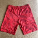 Nike LeBron James Red And Black Camo Athletic Basketball Shorts Photo 1