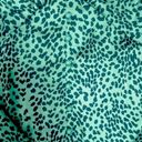 Equipment ‎ Rommily Empire-Waist Dress Animal Print Teal Fall Winter Size 4 Photo 5