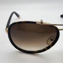 Juicy Couture  Tortoiseshell & Gold Aviator Sunglasses & Case Photo 6