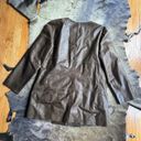 Banana Republic  Olive Green Leather Jacket Photo 2