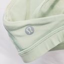 Lululemon  sports bra strappy back light green color size 4 (A-9) Photo 2