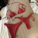 3 Piece Burnt Red Bikini Size XS Photo 5