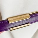 Salvatore Ferragamo  Purple Leather Slide & Post Belt size 95cm Large L/XL Photo 8